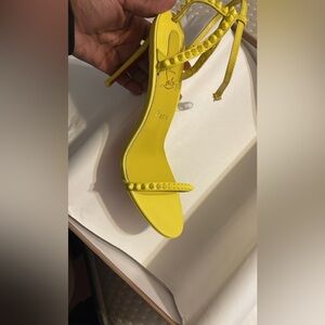 Christian Louboutin Yellow Heels